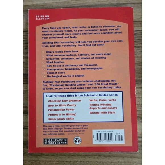 Building Your Vocabulary & Making It Great! Scholastic Guides Paperback Terban - Picture 2 of 7